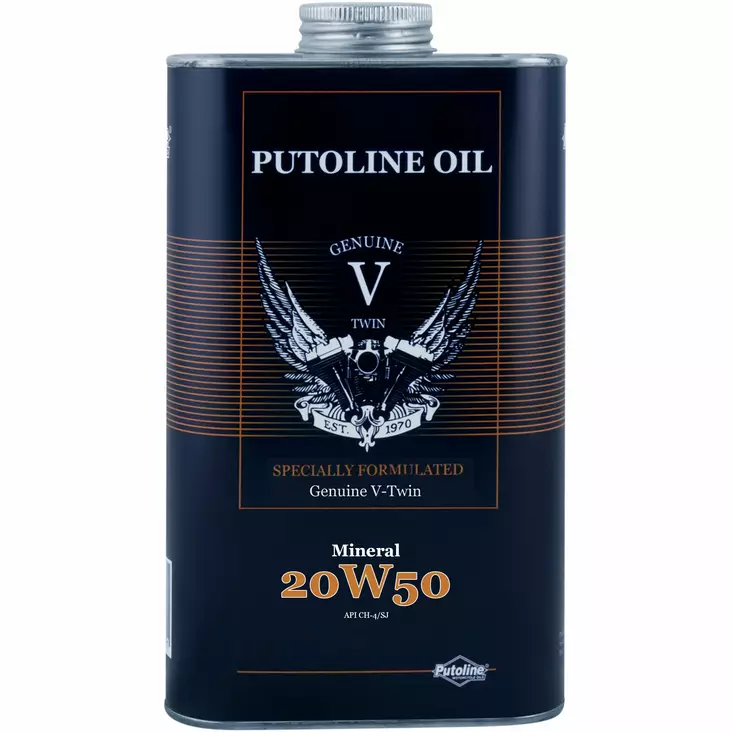 Putoline V-Twin Mineral 20W-50- 1L (6) - Fyrtaktsolja - D526901 - 1