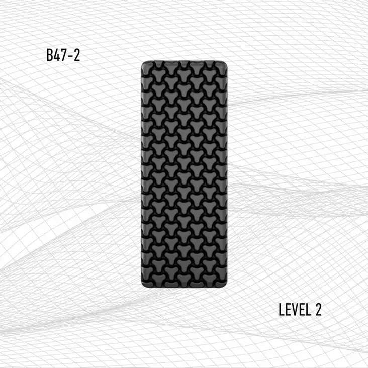 SAS-TEC Tripleflex Back Protector CE Level 2 EN1621 - Ryggskydd - D528071 - 1