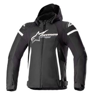 Alpinestars Textiljacka Zaca Vattentät Svart/Vit - Jackor Onroad - D423322 - 1