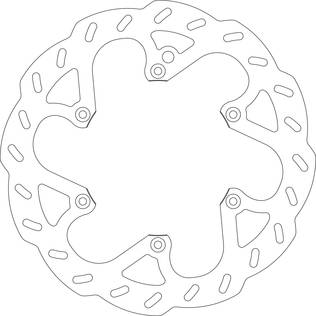 GOLDFREN Bromsskiva Fram HUS 00-KTM125-525 92- HVA 125-501 14- - Bromsskivor - D19402 - 1