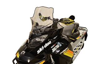Powermadd Vindruta Ski-Doo Gen4 Medelhög 20", Klar/Svart grafik - Vindrutor - D478612 - 1