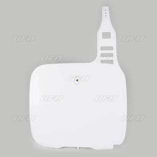 UFO Nummerplåt YZ125-490 86-91 Vit 046 - Nummerplåtar - D32172 - 1