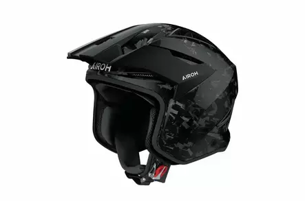 Airoh Hjälm TRR II Carbon Glansig - Skoterhjälmar - D503132 - 1