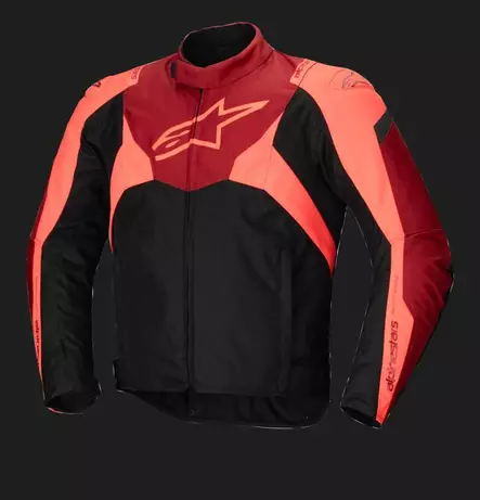 Alpinestars Jacka T-Jaws v4 Vattentät Svart/Röd/Röd Fluo - Jackor Onroad - D477372 - 1