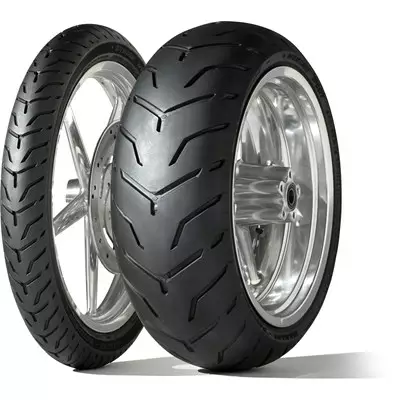 Dunlop D407 WWW 180/65B16 81H TL Re. Harley-Davidson (Wide Whitewall) - Custom-Touring - D535532 - 1