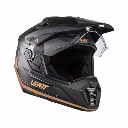 Leatt Hjälm + Goggles ADV 7.5 Svart/Brons - Skoterhjälmar - D503592 - 2