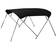 OS CRUISER BIMINI STAINLESS STEEL 4 BOW 2.4M-2.7M BLACK - Bimini - D130472 - 1