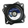 OS SEAT SWIVEL 7" (175mm) BLACK EDC COATED - Bord & Stolar - D130702 - 1