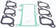Orbitrade packningssats insug D40 - Motordelar Inombordare - D75642 - 1