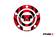 Puig Fuel Cap Cover Mod. Radical Yamaha C/Red - Dekaler - D183302 - 1