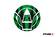 Puig Fuel Cap Cover Radical Ducati C/Green - Dekaler - D183262 - 1