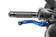 Puig Short Brake Lever 16'C/Blue Selector C/Silver - Broms- & Kopplingshandtag - D180862 - 1
