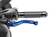 Puig Short Clutch Lever 16'C/Blue Selector C/Silver - Broms- & Kopplingshandtag - D181252 - 1