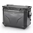 Givi Trekker Outback EVO Black alum. side-case left, 48 ltr, sold without lock - Hårda väskor - D484412 - 1