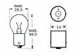 Glödlampa 6v 15w Ba 15s - Glödlampor - D475642 - 1