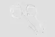 Yakk EXP Side carrier Husqvarna 701 Enduro/Supermoto (16-25) white - Monteringssatser - D527952 - 1