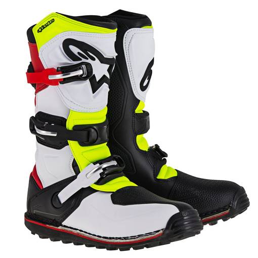 Alpinestars Stövel Tech T Vit/Röd/Fluogul/Svart - Stövlar Offroad - D120222 - 1