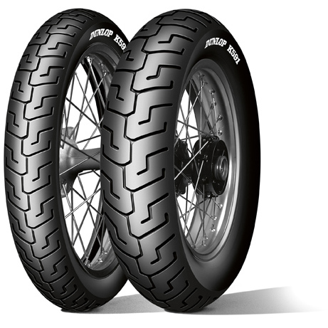 Dunlop K591 100/90-19 51V TL Fr. Harley-Davidson - Custom-Touring - D34602 - 1