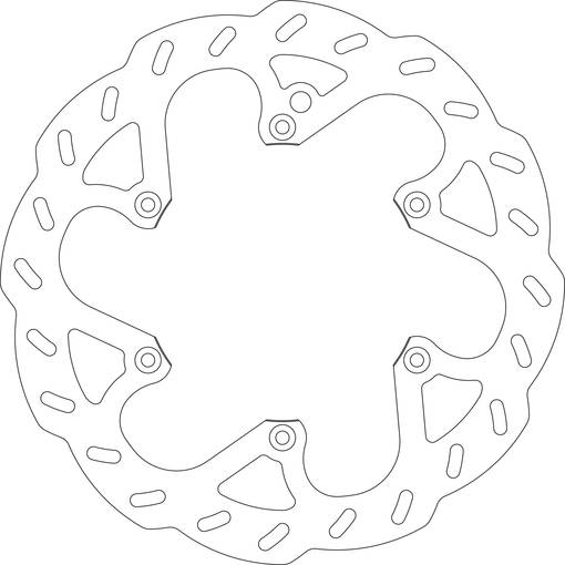 GOLDFREN Bromsskiva Fram HUS 00-KTM125-525 92- HVA 125-501 14- - Bromsskivor - D19402 - 1