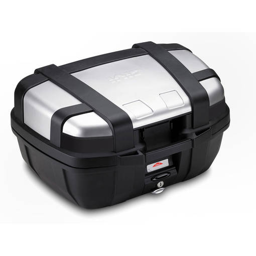 Givi Trekker 52 lit monokey toppbox svart med lock i alum-finish - Hårda väskor - D10012 - 1