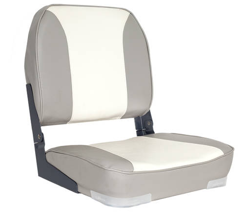 OS DELUXE FOLD DOWN SEAT UPHOLSTERED GREY/WHITE - Bord & Stolar - D130692 - 1