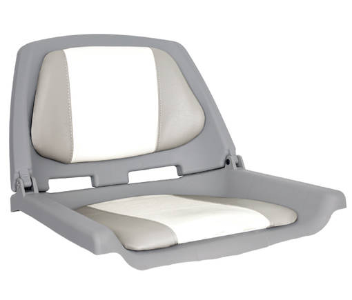 OS FISHERMANS SEAT FOLDING PADDED GREY/WHITE - Bord & Stolar - D130682 - 1