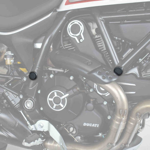 Puig Chassis Plugs Ducati Monster 797/Scrambler C/Black - Övrigt - D186632 - 1