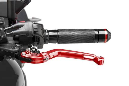 Puig Foldable Clutch Lever 16'C/Red Selector C/Black - Broms- & Kopplingshandtag - D103792 - 1