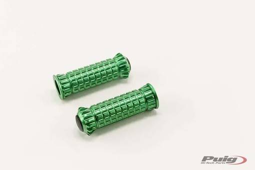 Puig Footpegs R-Fighter Piloto Rig/Left C/Green - Fotpinnar - D185882 - 1