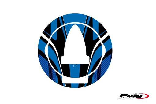 Puig Fuel Cap Cover Radical Aprilia C/Blue - Dekaler - D183232 - 1