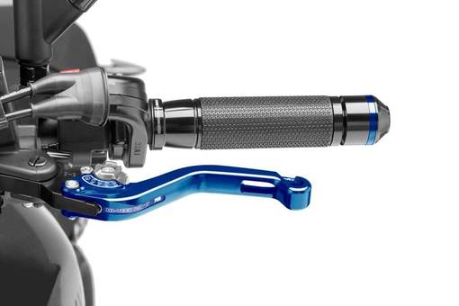 Puig Short Clutch Lever 16'C/Blue Selector C/Silver - Broms- & Kopplingshandtag - D181252 - 1