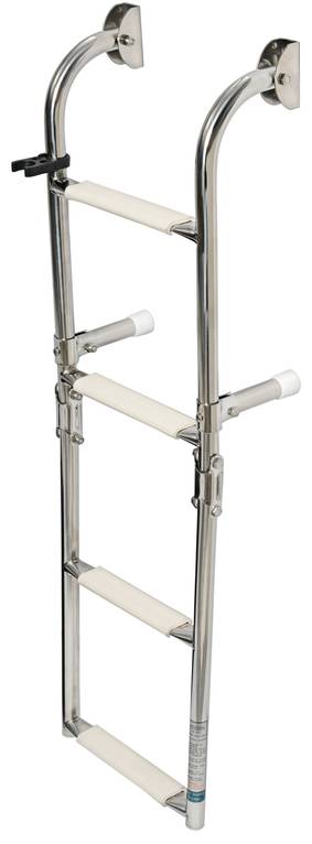S.S transom ladder 4 steps - Stegar - D80642 - 1