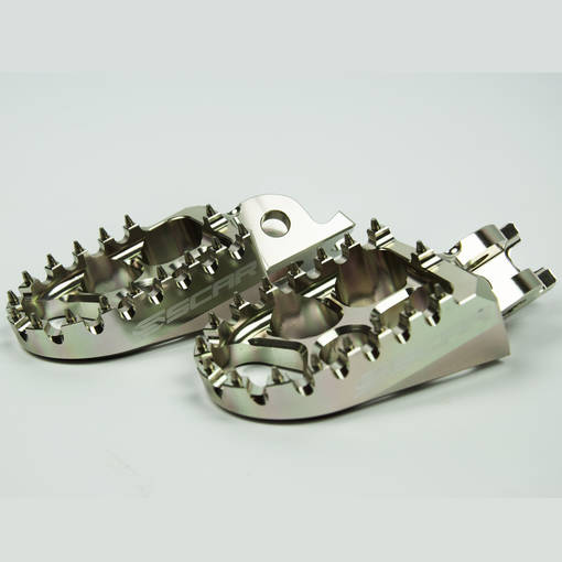 Scar Evolution Footpegs - Honda/Kawasaki Titanium color - Fotpinnar - D156042 - 1