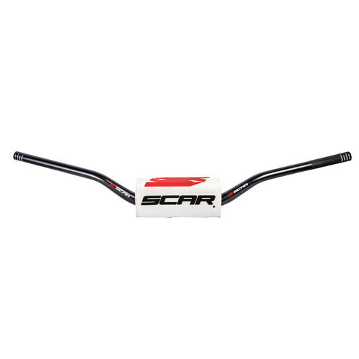 Scar Handlebar O² Ø28,6 (1 1/8”) - High - White color - Styren - D461132 - 1