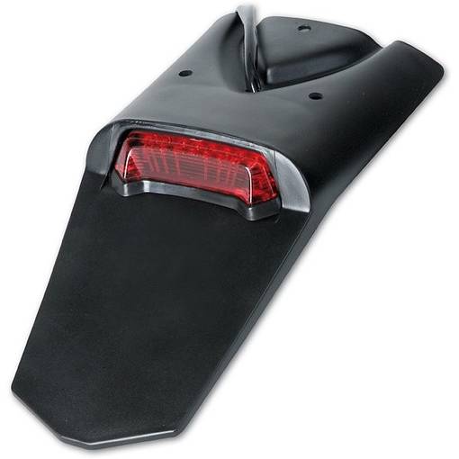 UFO Phantom Nummerplåt bak slutdel + LED lampa svart - Baklyktor - D187202 - 1
