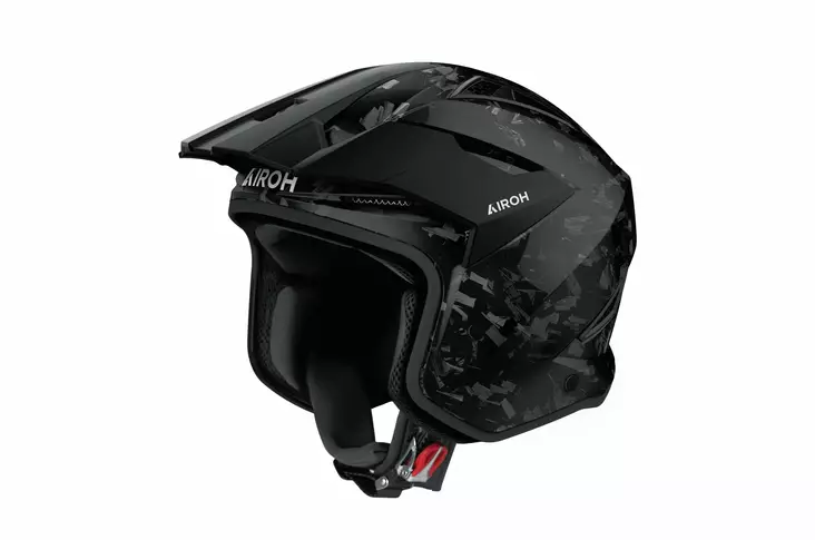 Airoh Hjälm TRR II Carbon Glansig - Skoterhjälmar - D503132 - 1