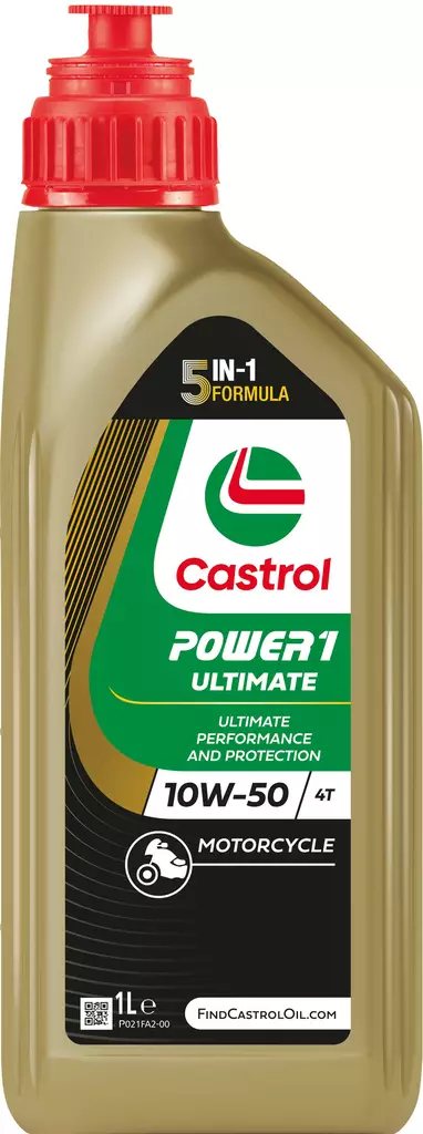 Castrol Power1 Ultimate 4T 10W-50 1 L (12) - Fyrtaktsolja - D484162 - 1