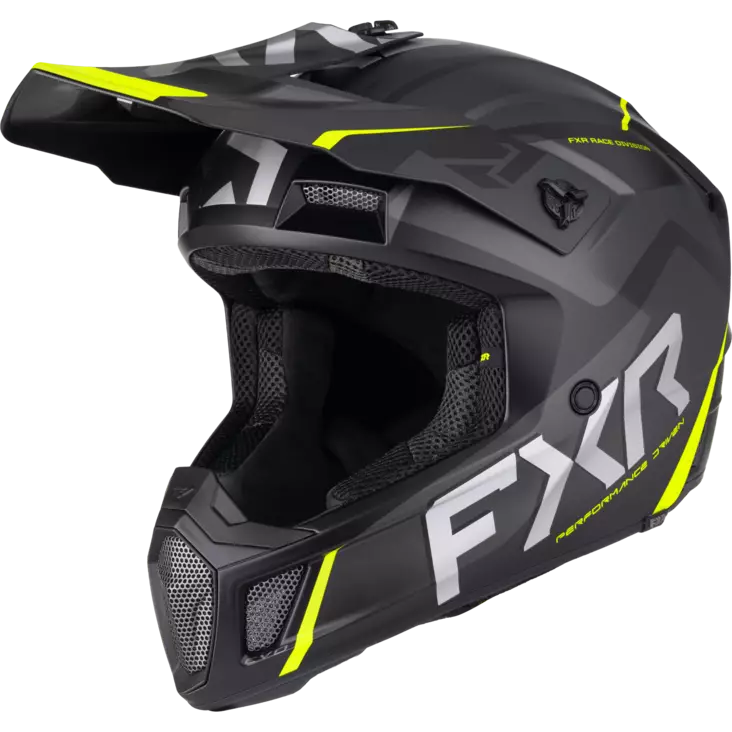 Clutch Evo Helmet Black/HiVis - Skoterhjälmar - 91172 - 1