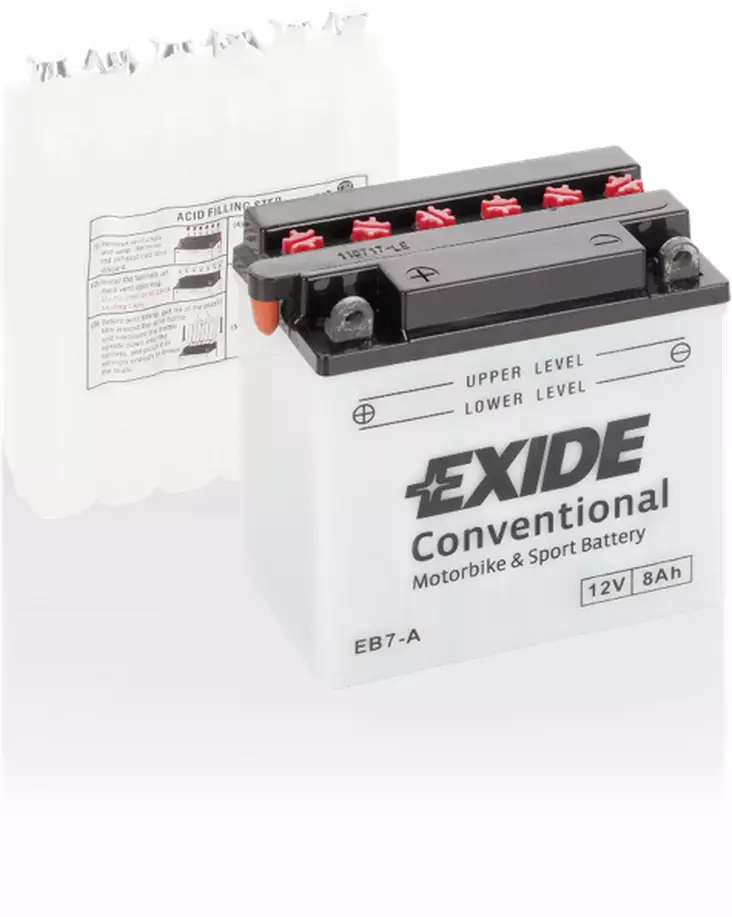 Exide batteri EB7-A - Batteri & Laddning - D528802 - 1