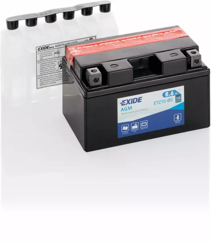 Exide batteri ETZ10-BS - Batteri & Laddning - D528782 - 1