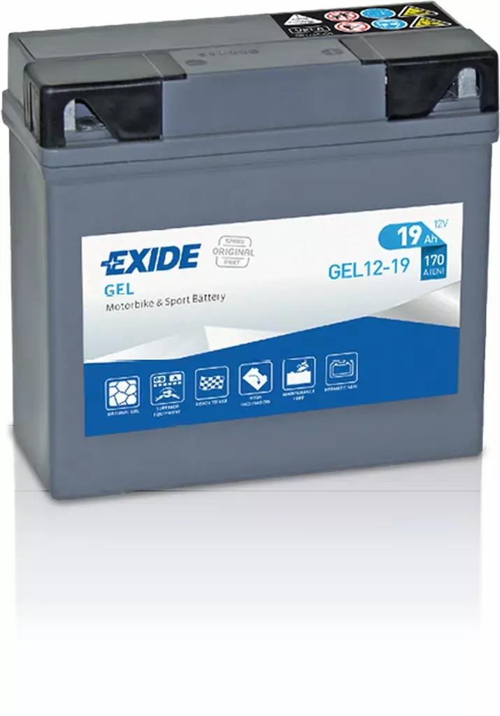 Exide batteri GEL12-19 - Batteri & Laddning - D528742 - 1