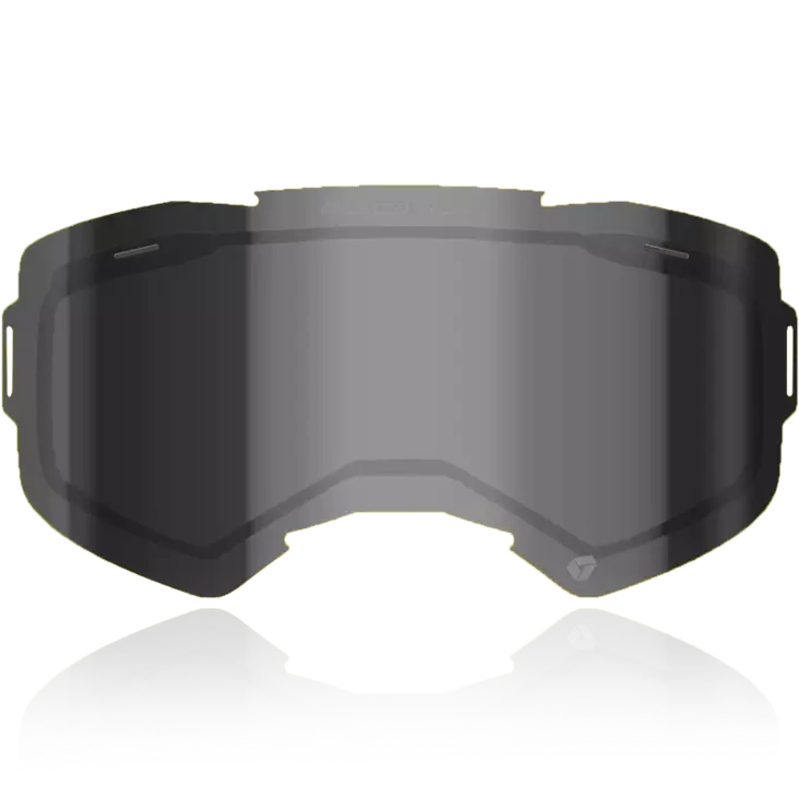 Factory Ride Dual 2-Vented Lens Smoke/Silver OS - Goggles - 91052 - 1