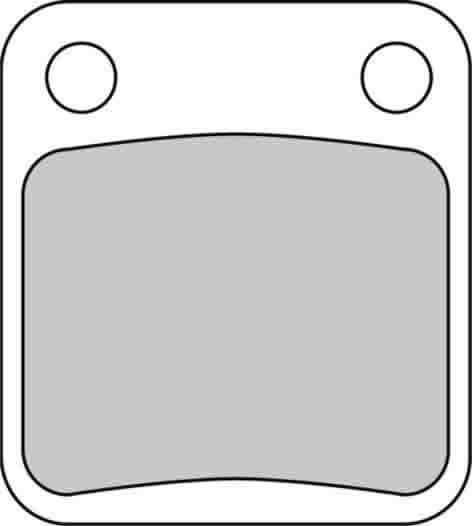 Ferodo brombklossats Eco: Honda, Husqvarna, Kawasaki, Suzuki, ATV - Bromsbelägg - D475662 - 1