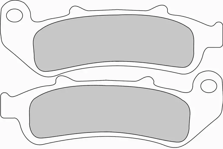 Ferodo brombklossats Sinter Grip Honda CBR 1000 F-FP - Bromsbelägg - D475682 - 1