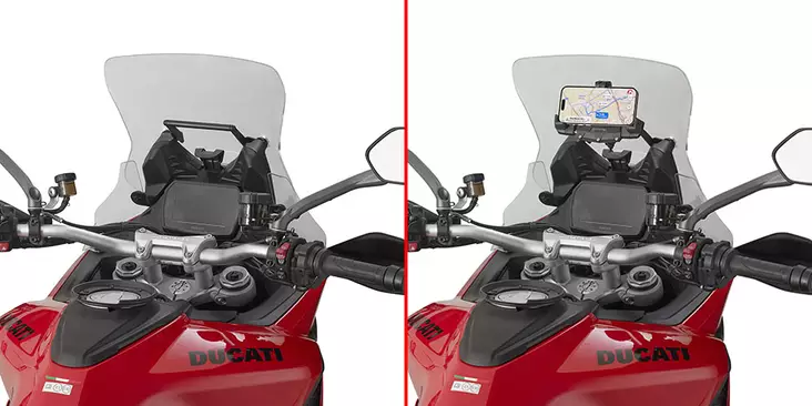 Givi Fairing Upper Bracket Ducati Multistrada V2/S (2025) - Vindskydd - D530742 - 1