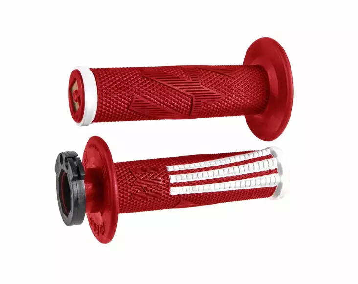 ODI EMIG PRO V2 Lock-On Grip RED / White - Handtag - D490172 - 1