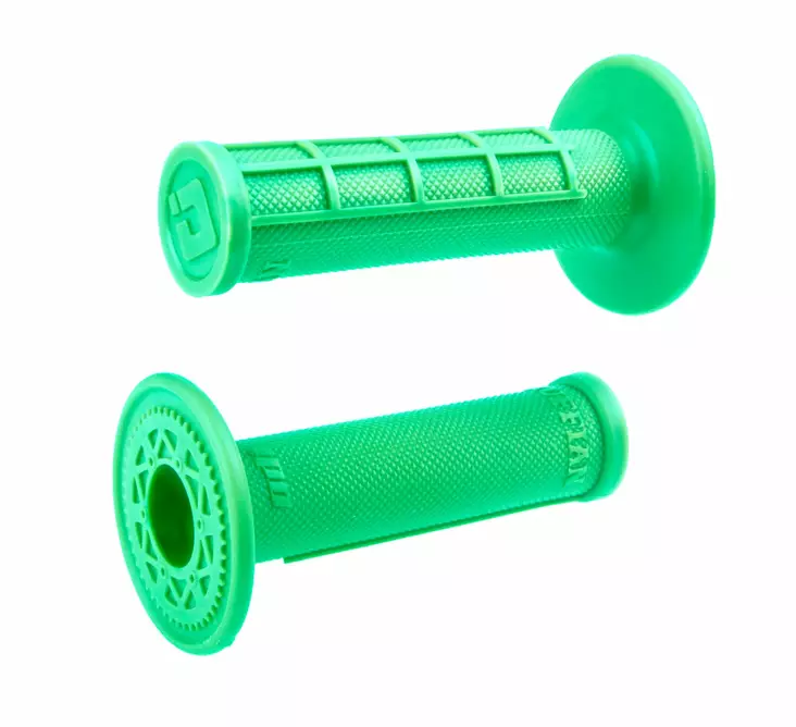 ODI Glue-On Grip Half-Waffle MX Single-Ply (Ruffian) FLO-Green - Handtag - D490232 - 1
