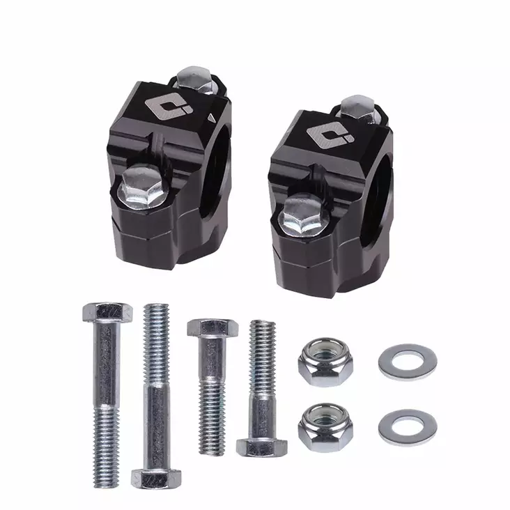 ODI MACHINED MX BAR MOUNTS 1-1/8” "Drop-In" Style-Black BLACK Machined - Styrtillbehör - D490362 - 1