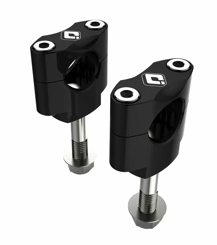 ODI MX BAR MOUNTS-OVERSIZED 1-1/8" (Drop-In Style) Shot Peened BLACK - Styrtillbehör - D490352 - 1