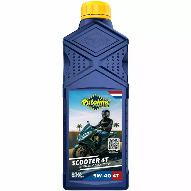 Putoline Scooter 4T 5W-40- 1L (12) - Fyrtaktsolja - D526792 - 1